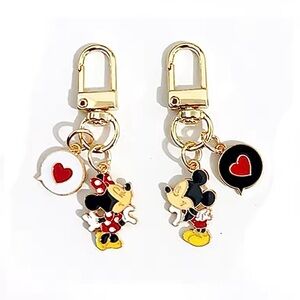 2/$20.Mickey & Minnie Keychain Set